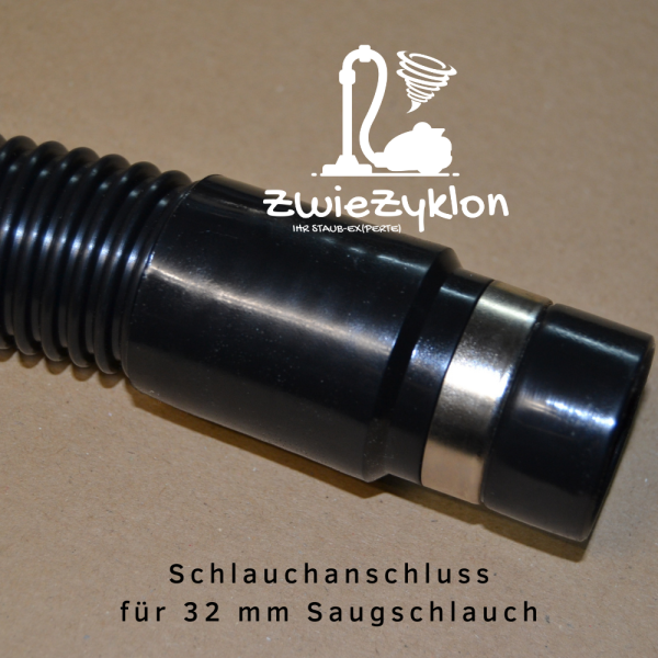 32mm Schlauchanschluss / Saugdosen Anschlussstutzen m. Startring